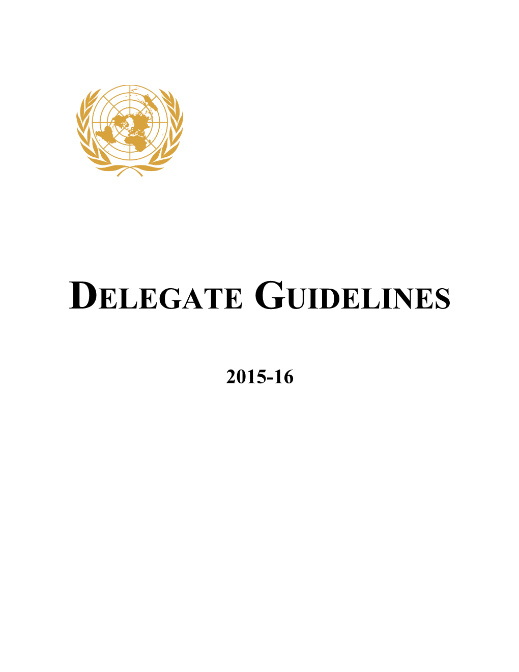 Delegate Guidelines