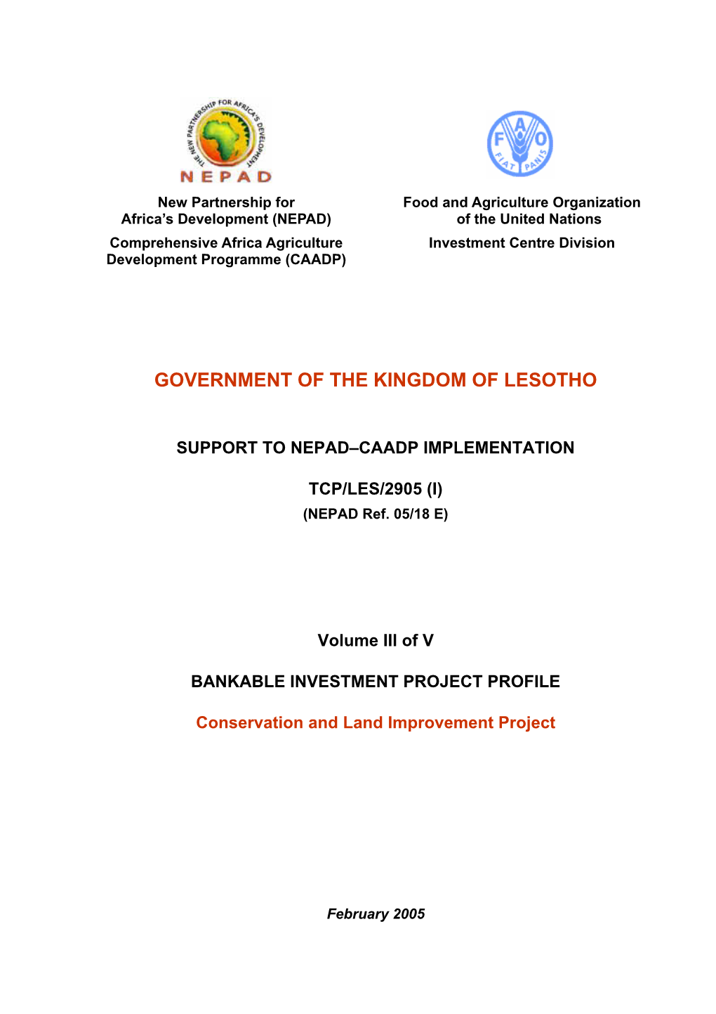 Government of the Kingdom of Lesotho