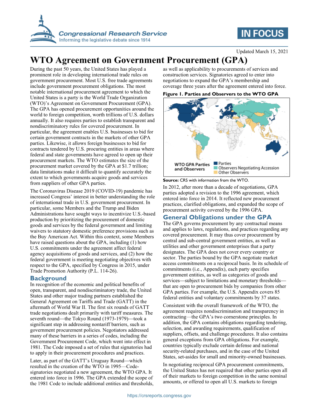 WTO Agreement on Government Procurement