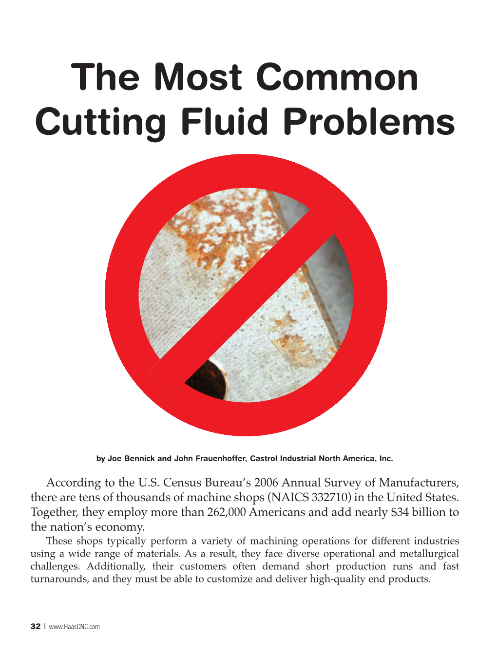The Most Common Cutting Fluid Problems from CNC Machining