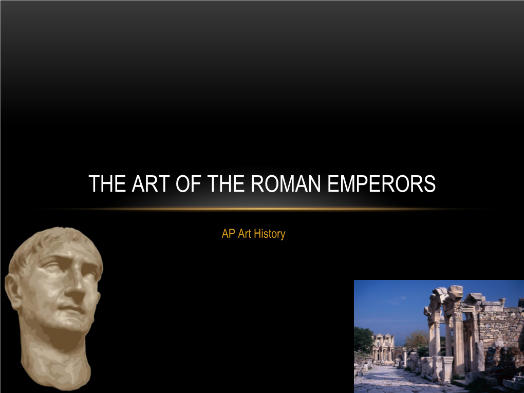 The Art of the Roman Emperors