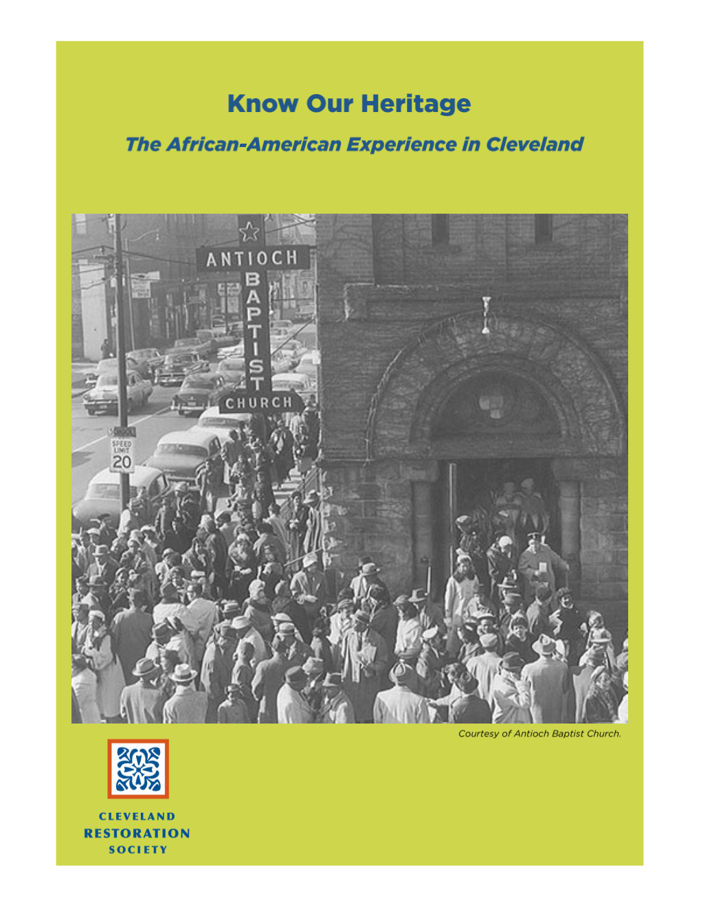 Know Our Heritage.” the Survey Was Completed by Alexa Mcdonough, an Ohio History Service Corps, Ohio Historic Preservation Corps Surveyor Stationed at CRS