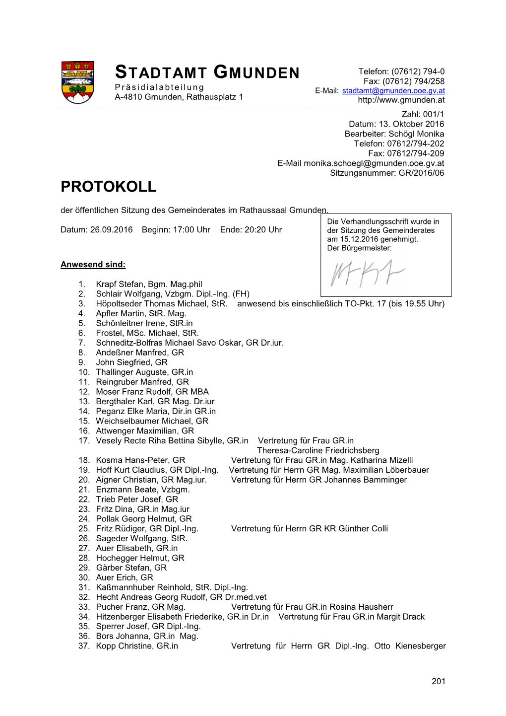 Gemeinderat Protokoll (6) 2016-09-26