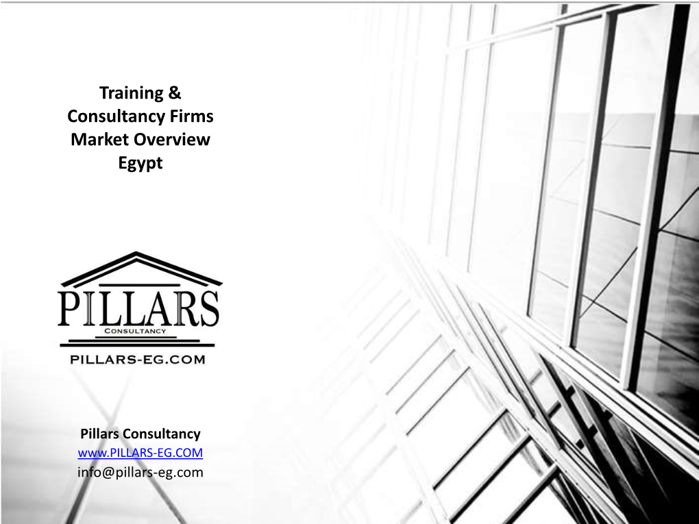 Training & Consultancy Firms Market Overview Egypt