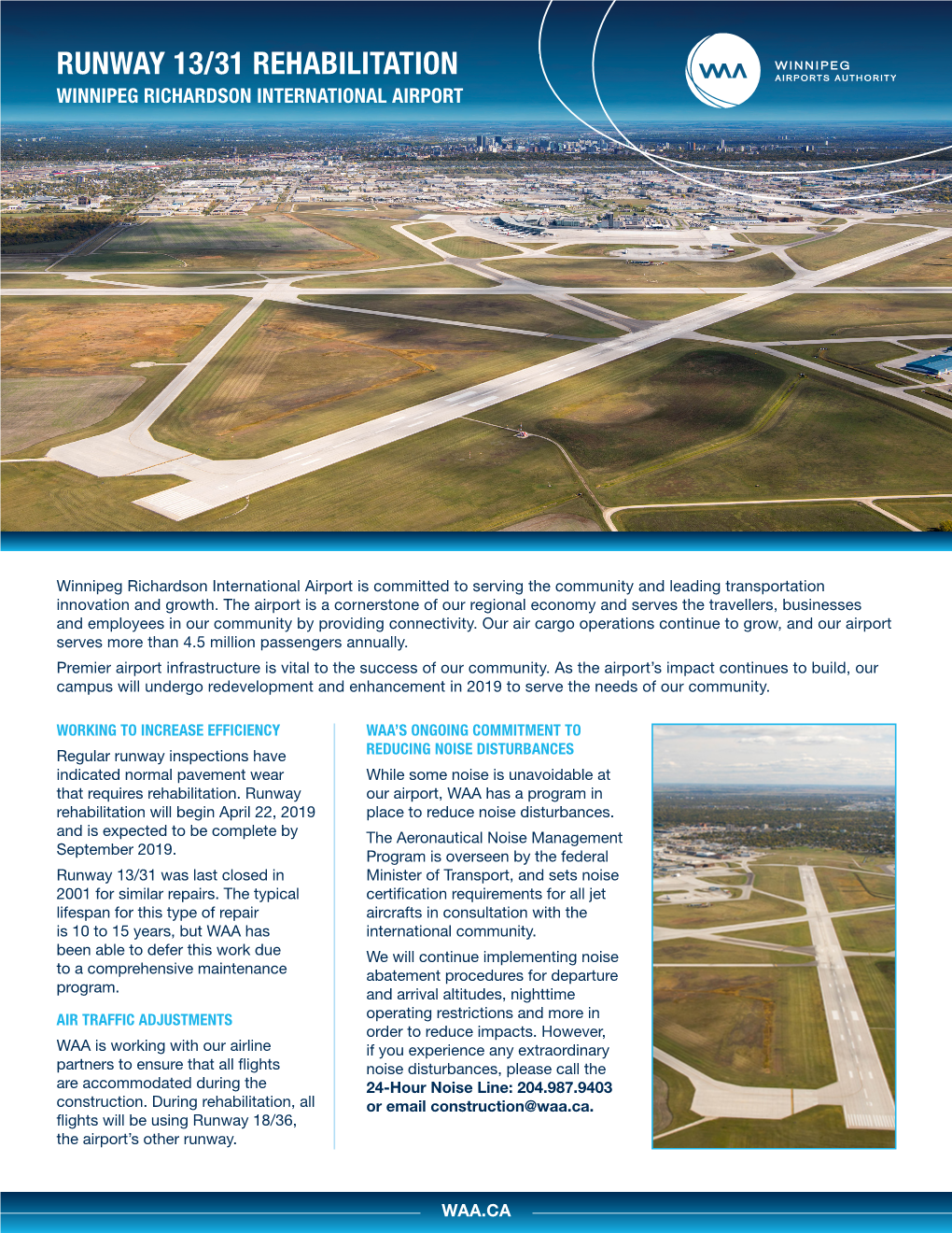 Runway 13/31 Rehabilitation Winnipeg Richardson International Airport