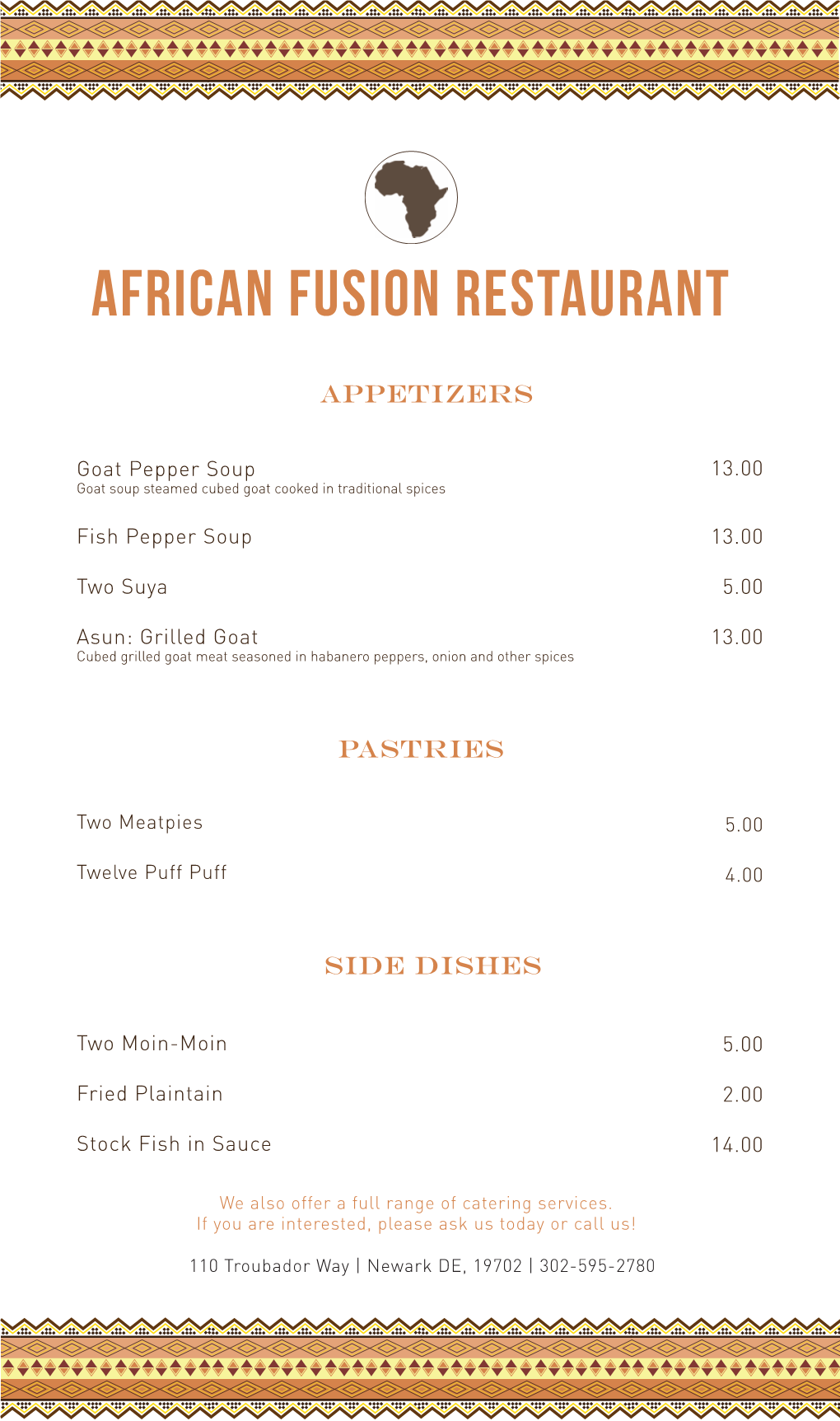 African Fusion Restaurant