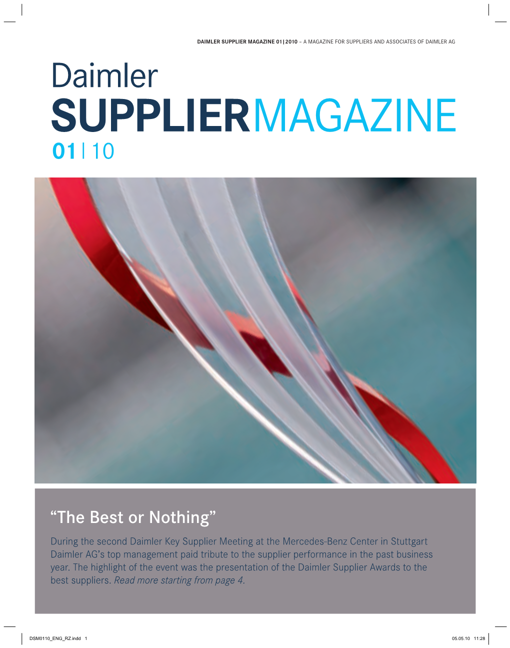 'Daimler Supplier Magazine 01/10' Als