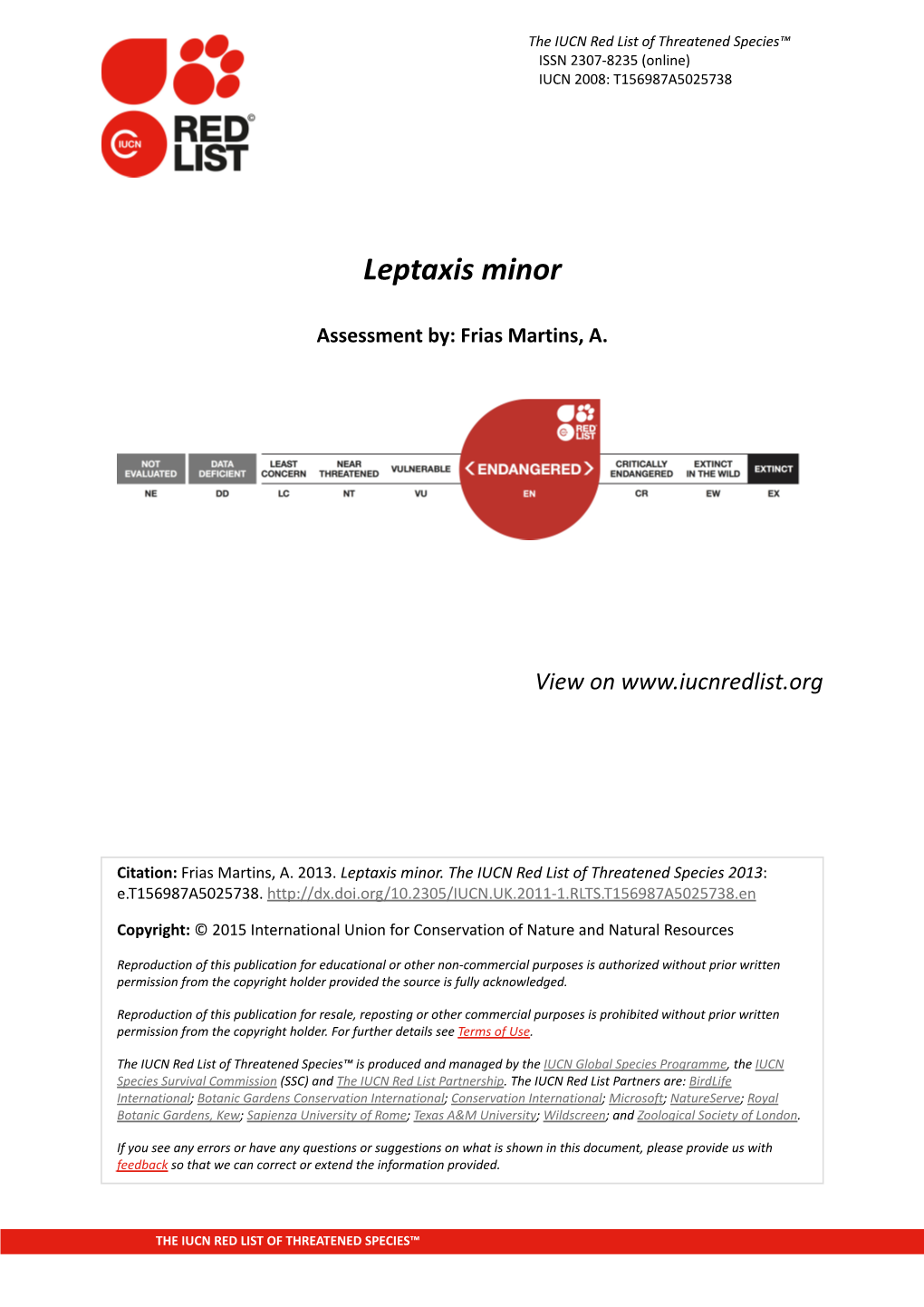 Leptaxis Minor