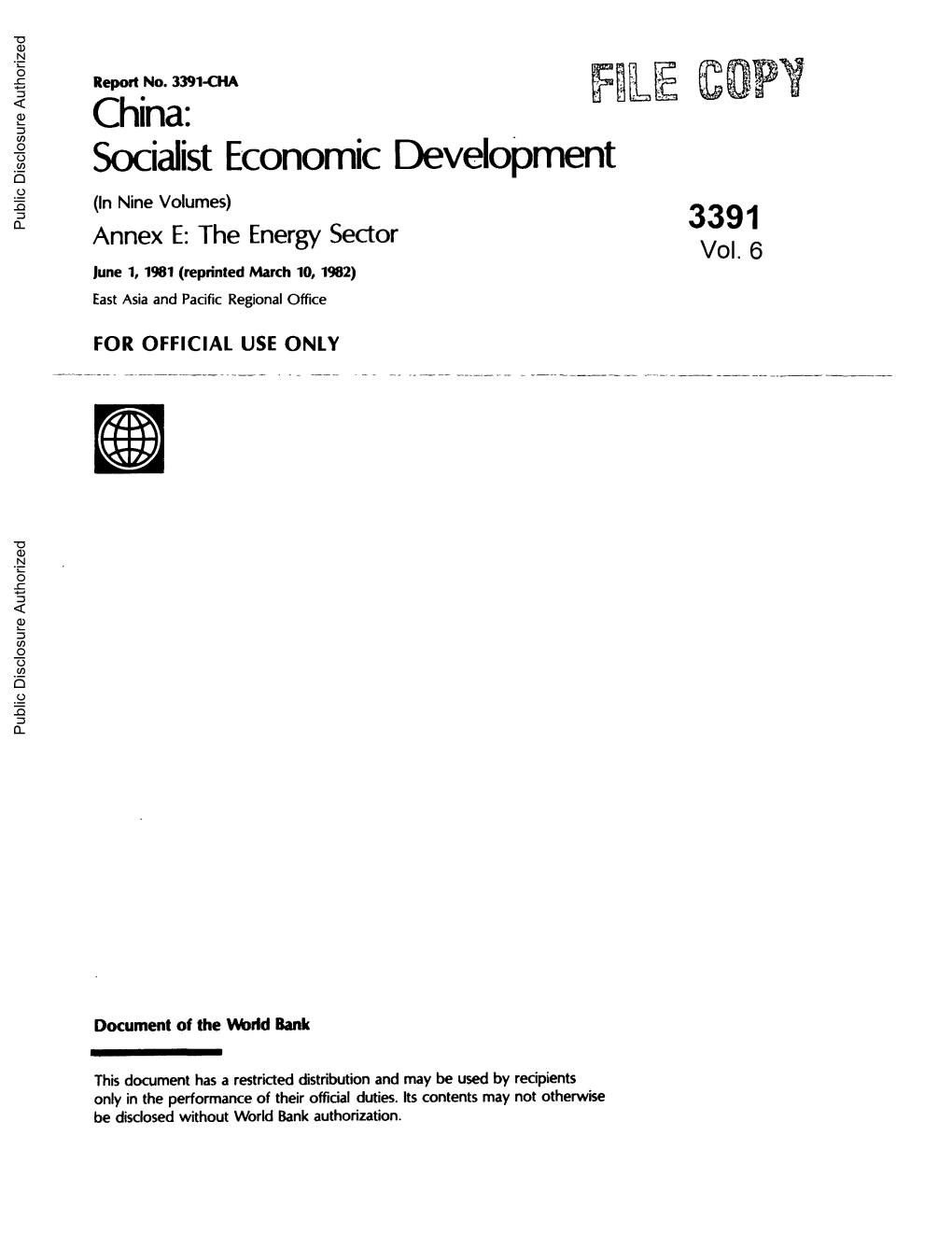 World Bank Document