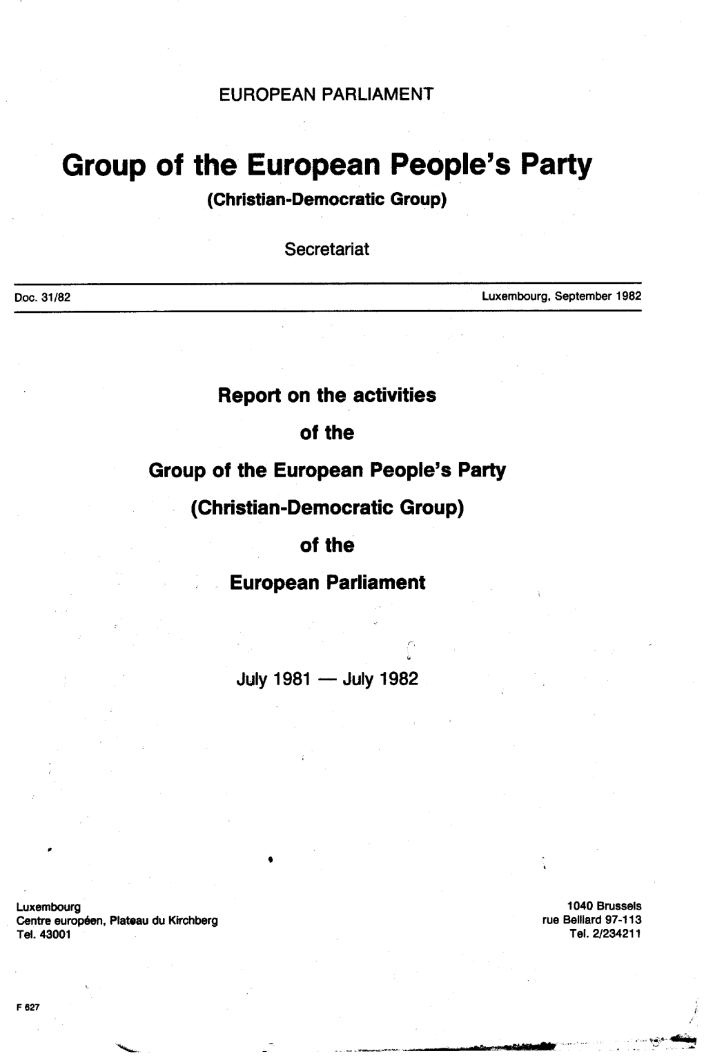 Group of the European People's Party (Ghristian-Democratic Group)