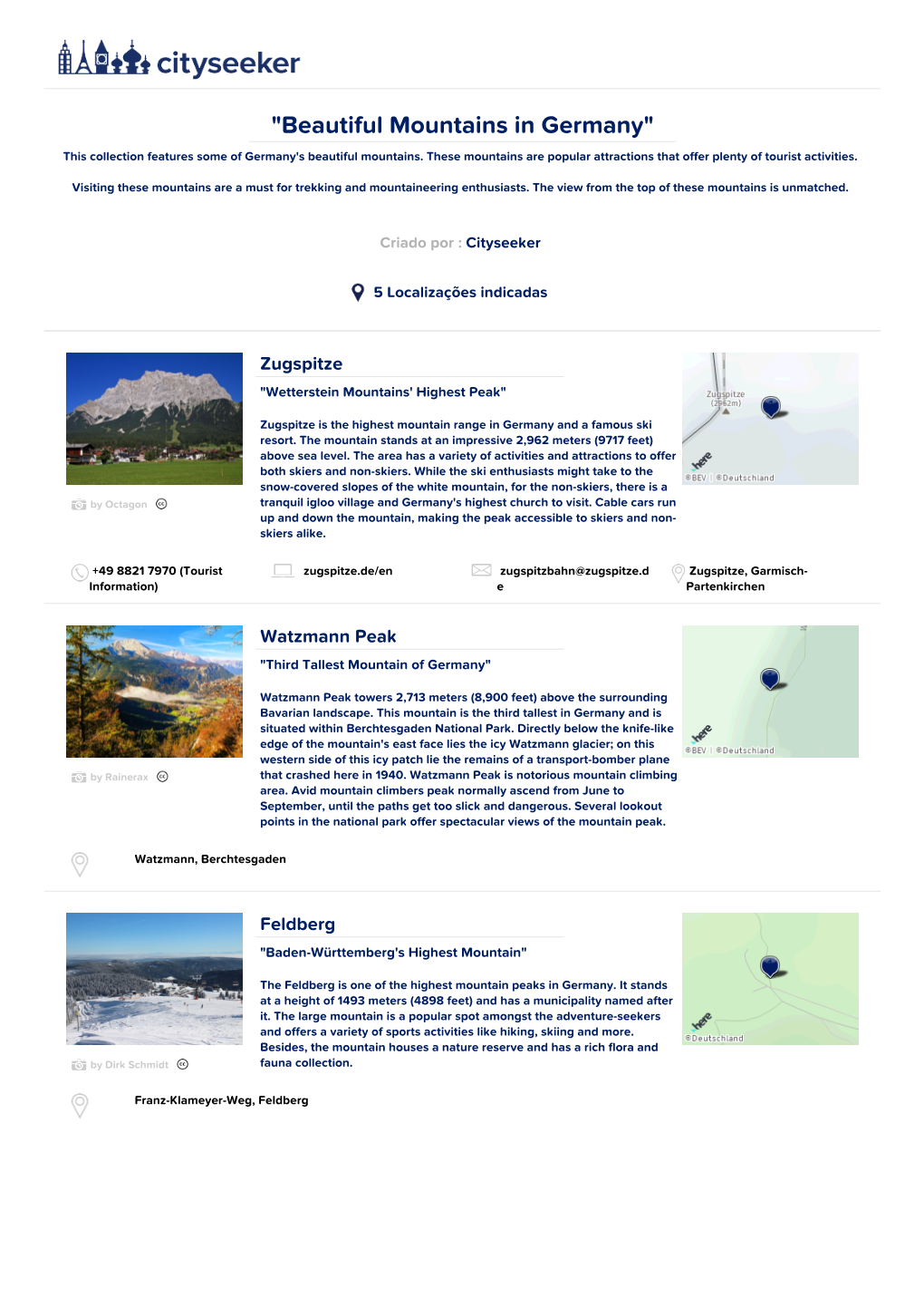 Beautiful Mountains in Germany" This Collection Features Some of Germany's Beautiful Mountains