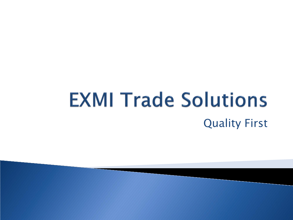 EXMI Trade Solutions Believe in Providing Our Customer Best Quality Rice at a Very Affordable Price