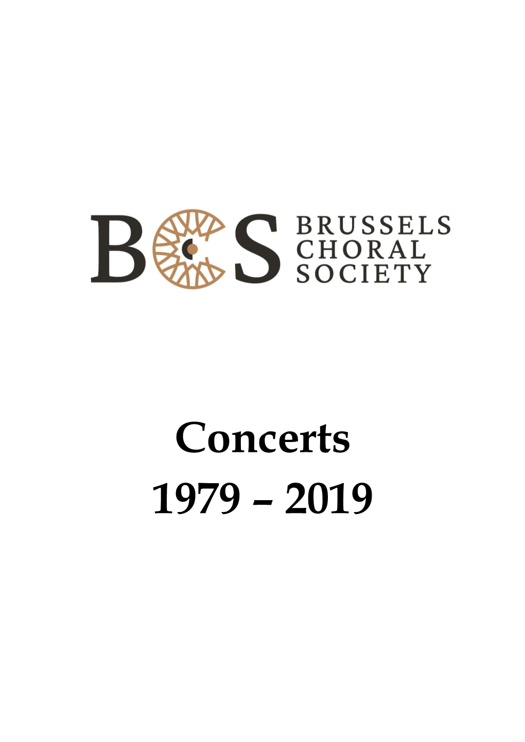 Concerts 1979 – 2019