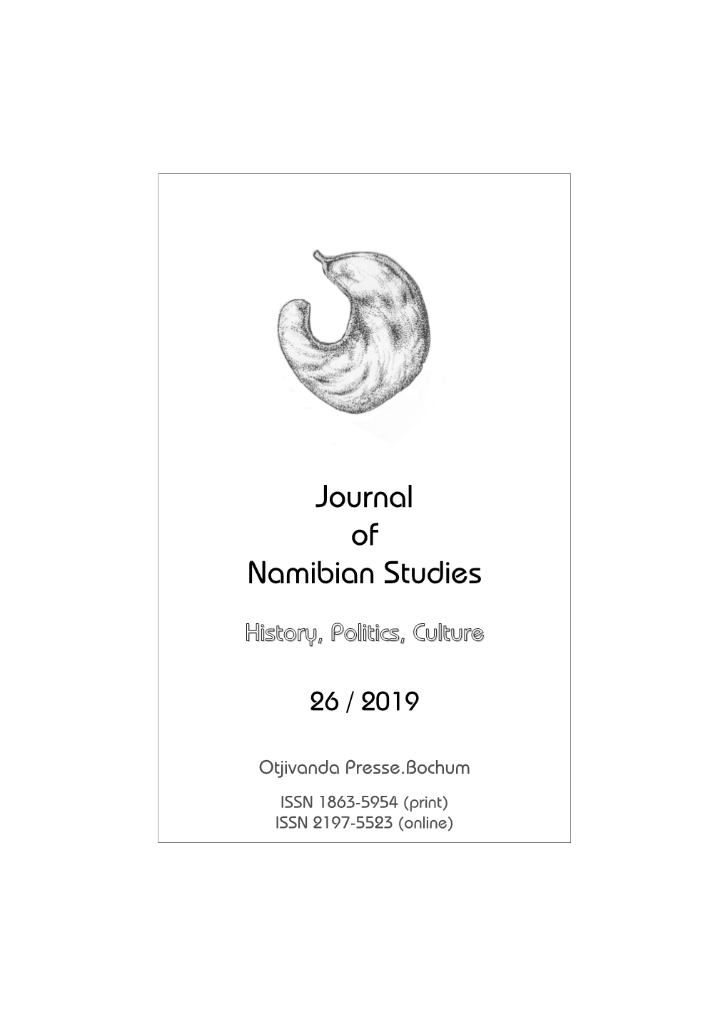 Journal of Namibian Studies