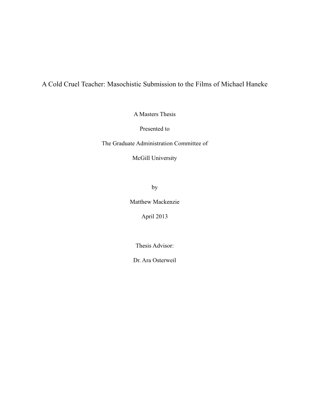 Mackenzie Haneke Thesis Full Draft