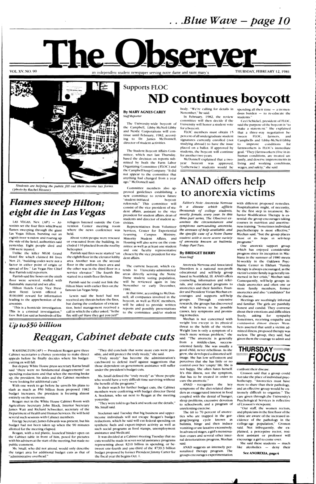 ND Continues Boycott Body