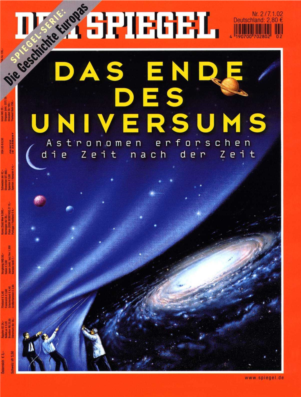 DER SPIEGEL Jahrgang 2002 Heft 02