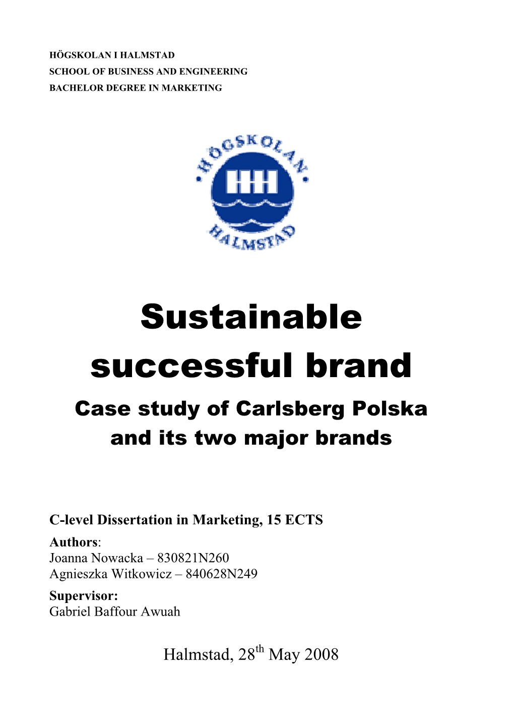 Sustainable Successful Brand