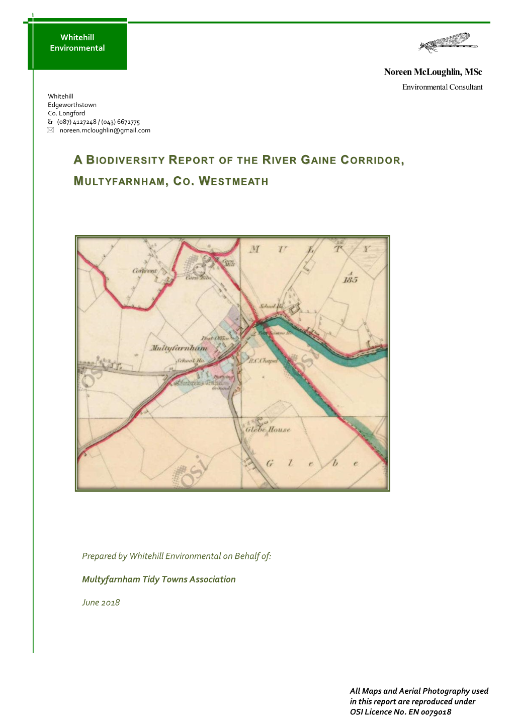 Multyfarnham Biodiversity Report of River Gaine