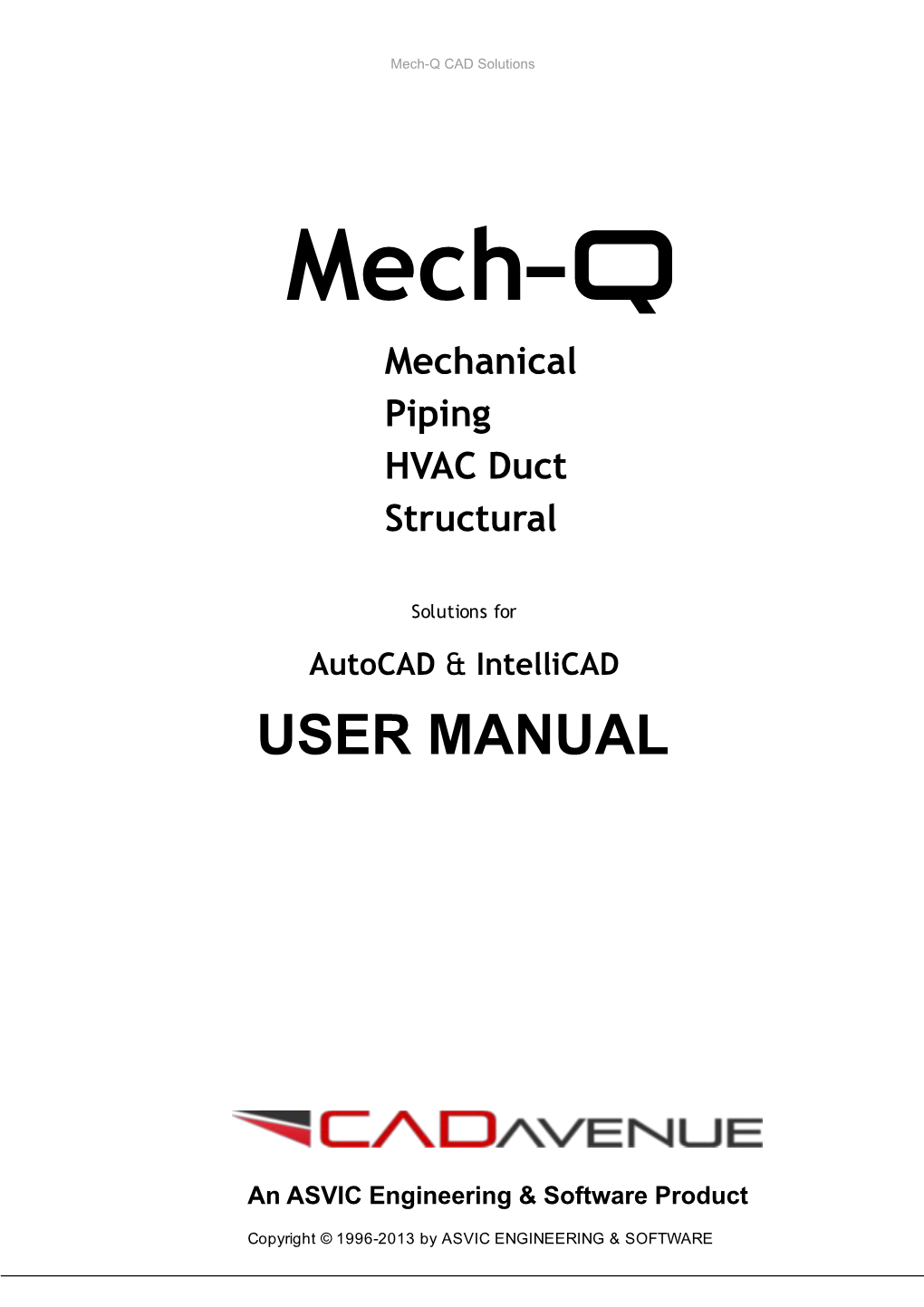 Mech-Q Manual