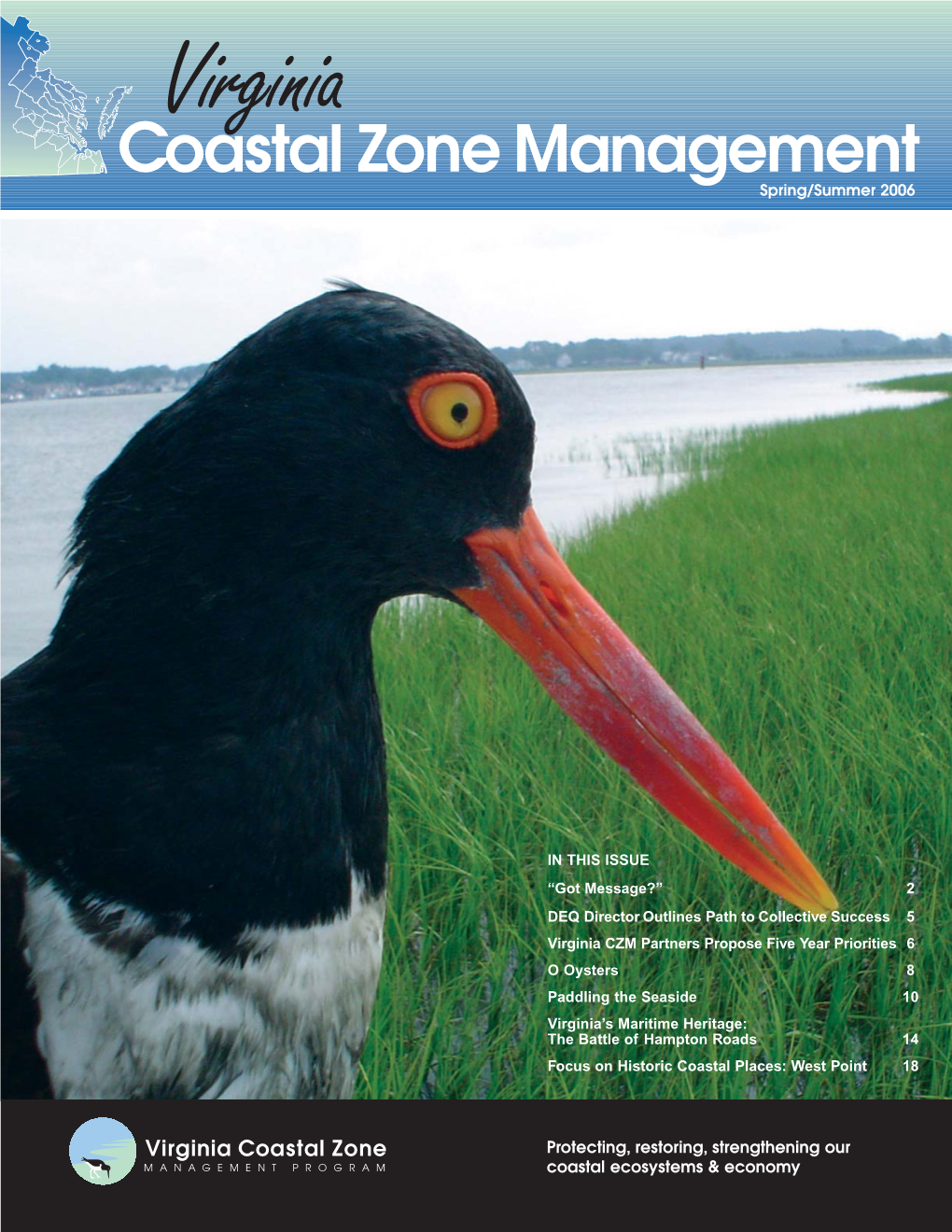 Virginia Coastal Zone Management Magazine Spring/Summer 2006