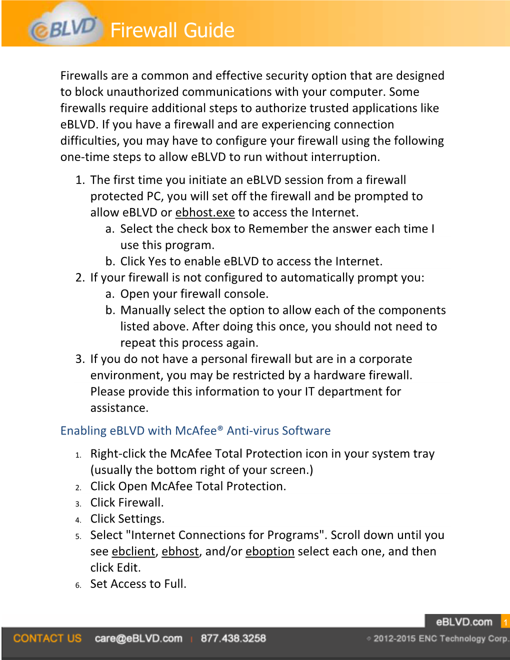 Firewall Guide