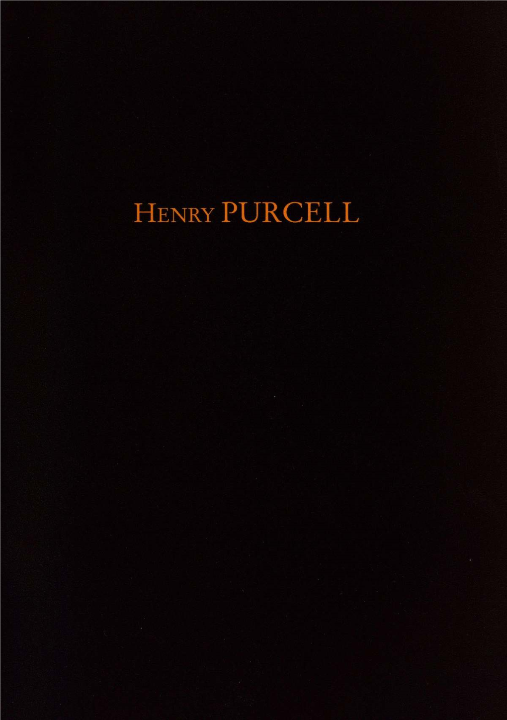 Henry Purcell En Exclusivité