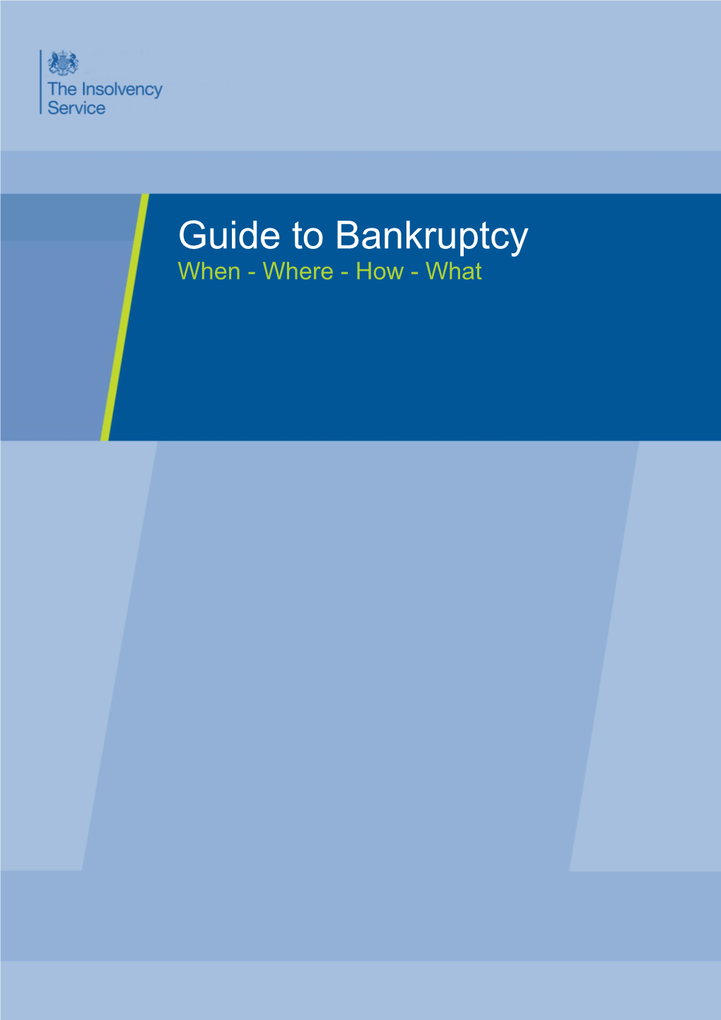 Guide to Bankruptcy When - Where - How - What