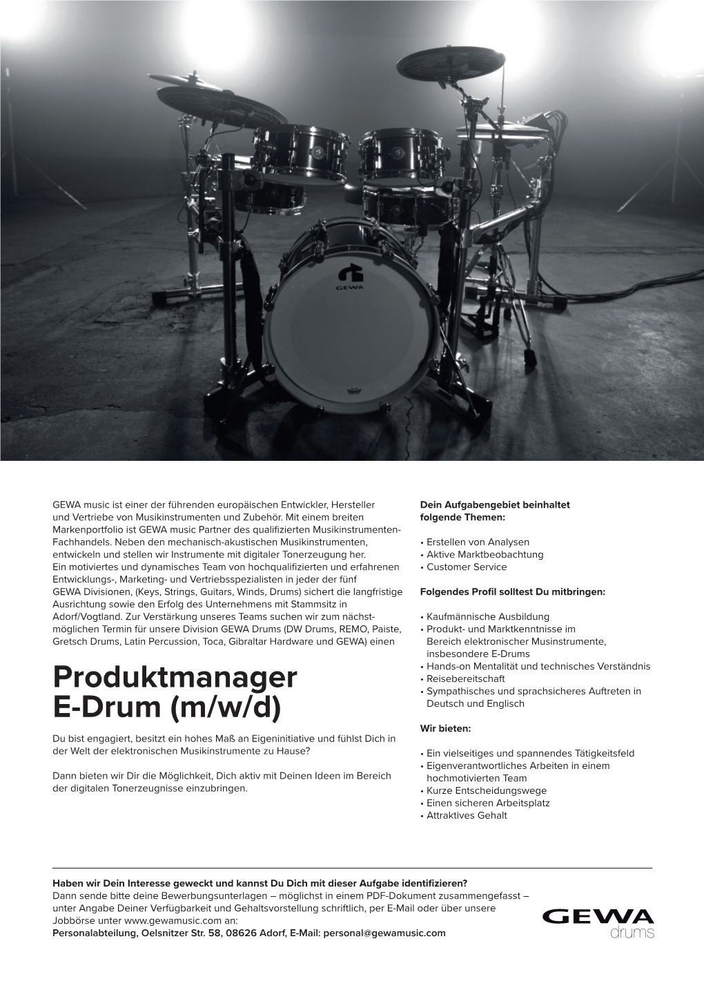 Produktmanager E-Drum