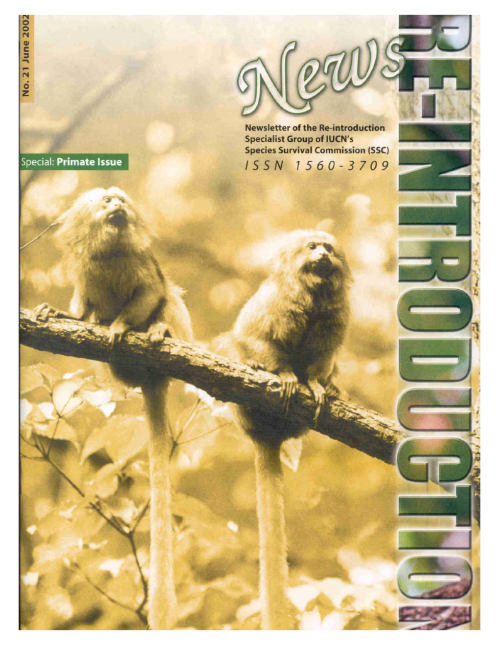 Re-Introduction NEWS No. 21 June 2002