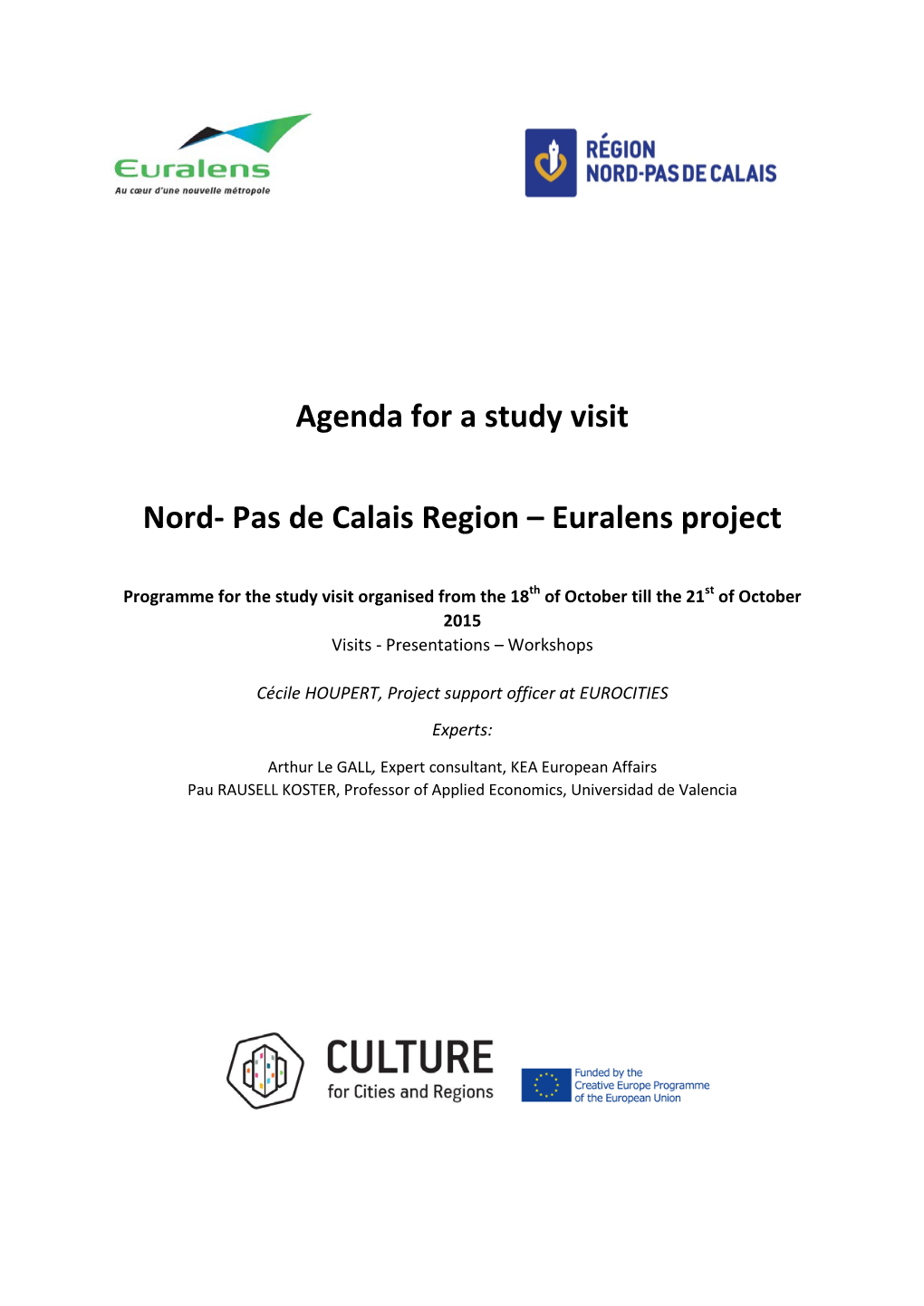 Pas De Calais Region – Euralens Project