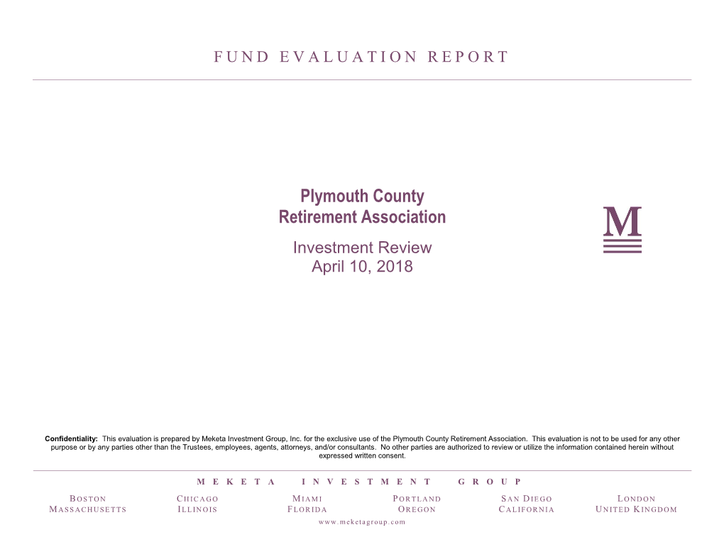 Fund Evaluation Report