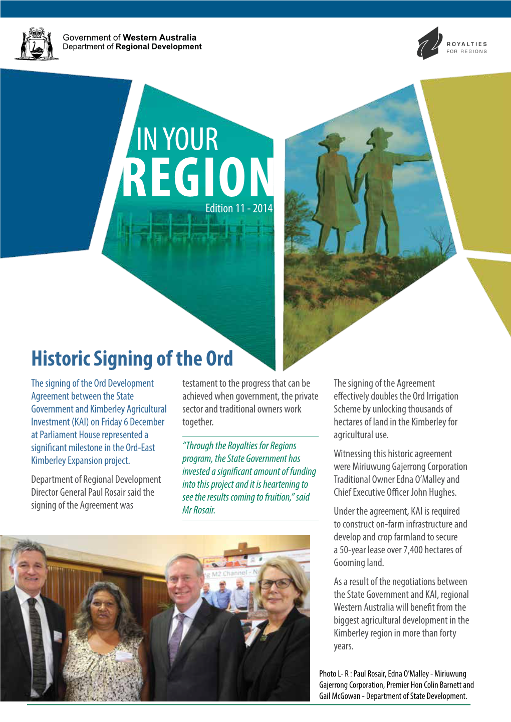 IN YOUR REGION Edition 11 - 2014