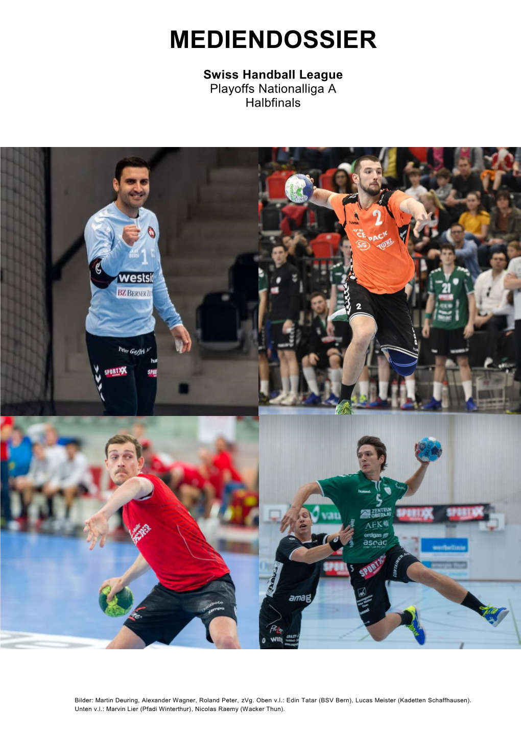 Mediendossier Handball Playoffs 2019 Halbfinals