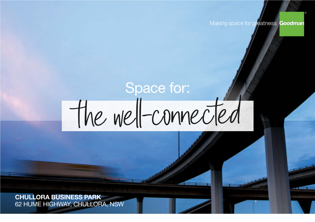 Space For: the Well-Connected