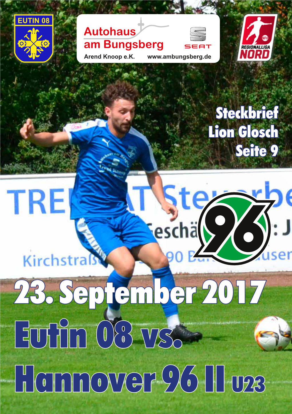 Eutin 08 Vs. Hannover 96 II U23 2 T I