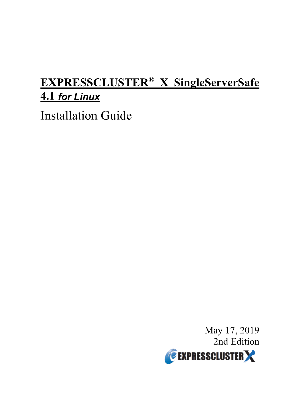 EXPRESSCLUSTER X Singleserversafe 4.1 for Linux Installation Guide 14 What Is EXPRESSCLUSTER X Singleserversafe?