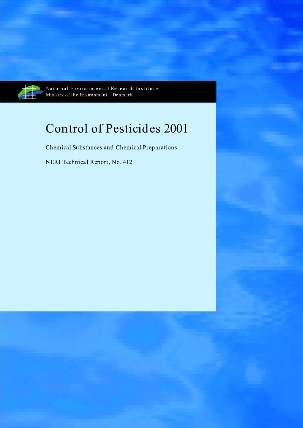 Control of Pesticides 2001