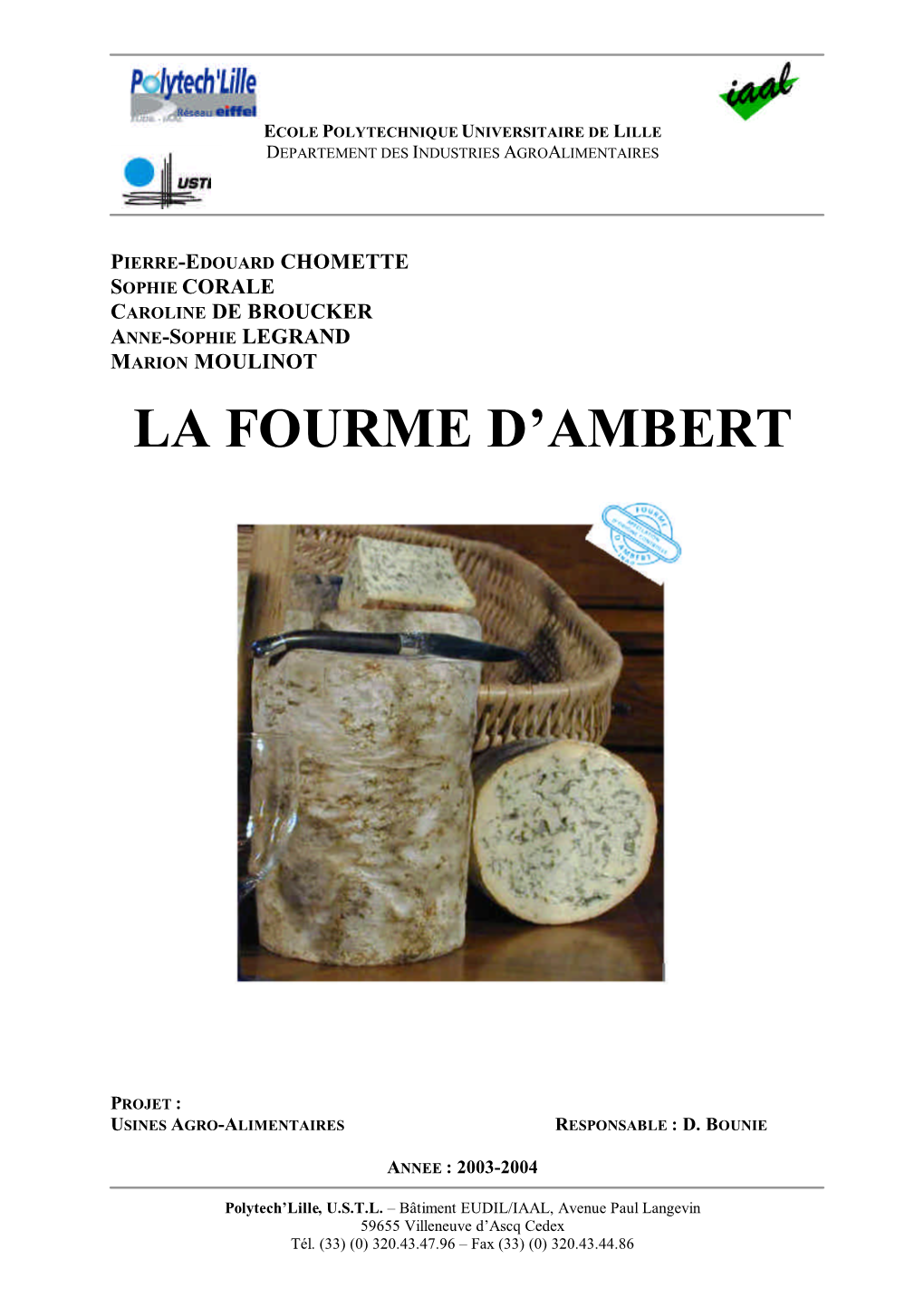 La Fourme D'ambert