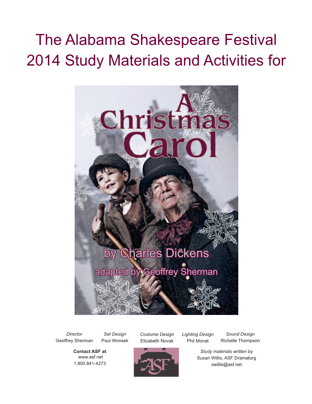 A Christmas Carol by Charles Dickens Adapt