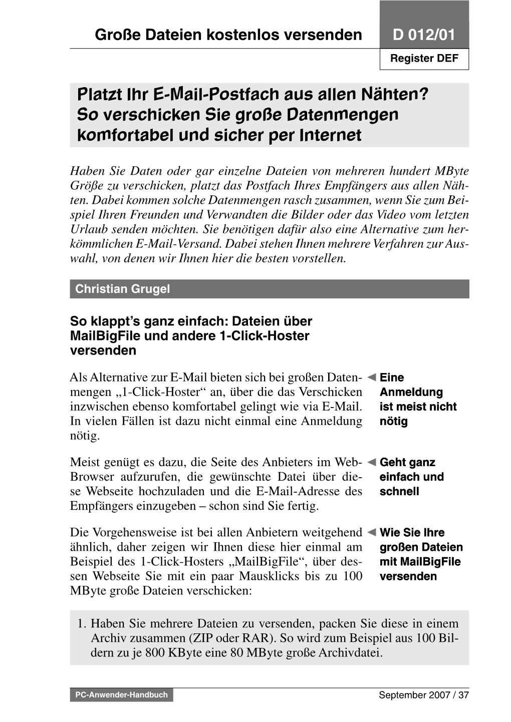 So Verschicken Sie Große Datenmengen Komfortabel Und Sicher Per Internet