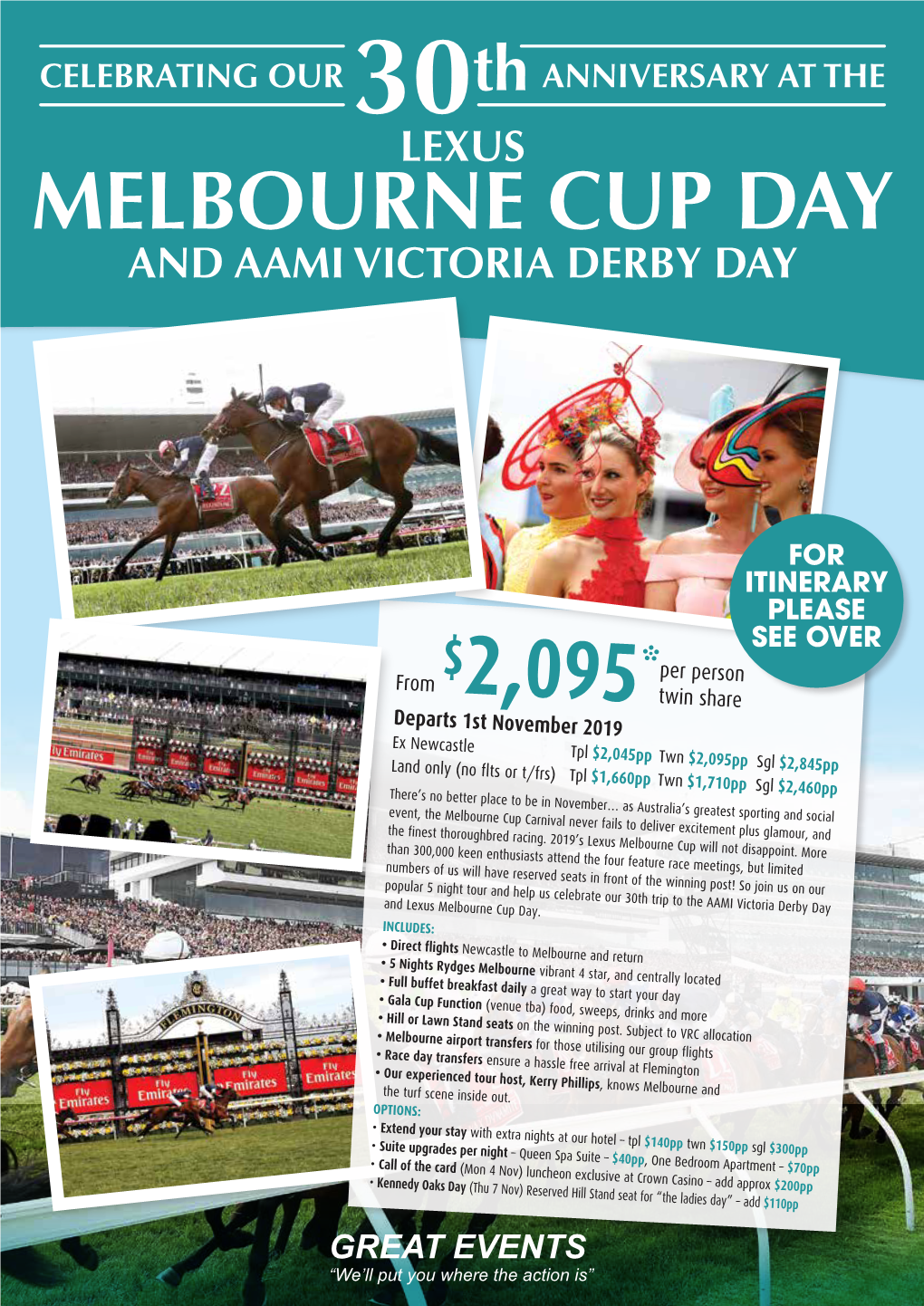 Melbourne Cup Day and Aami Victoria Derby Day