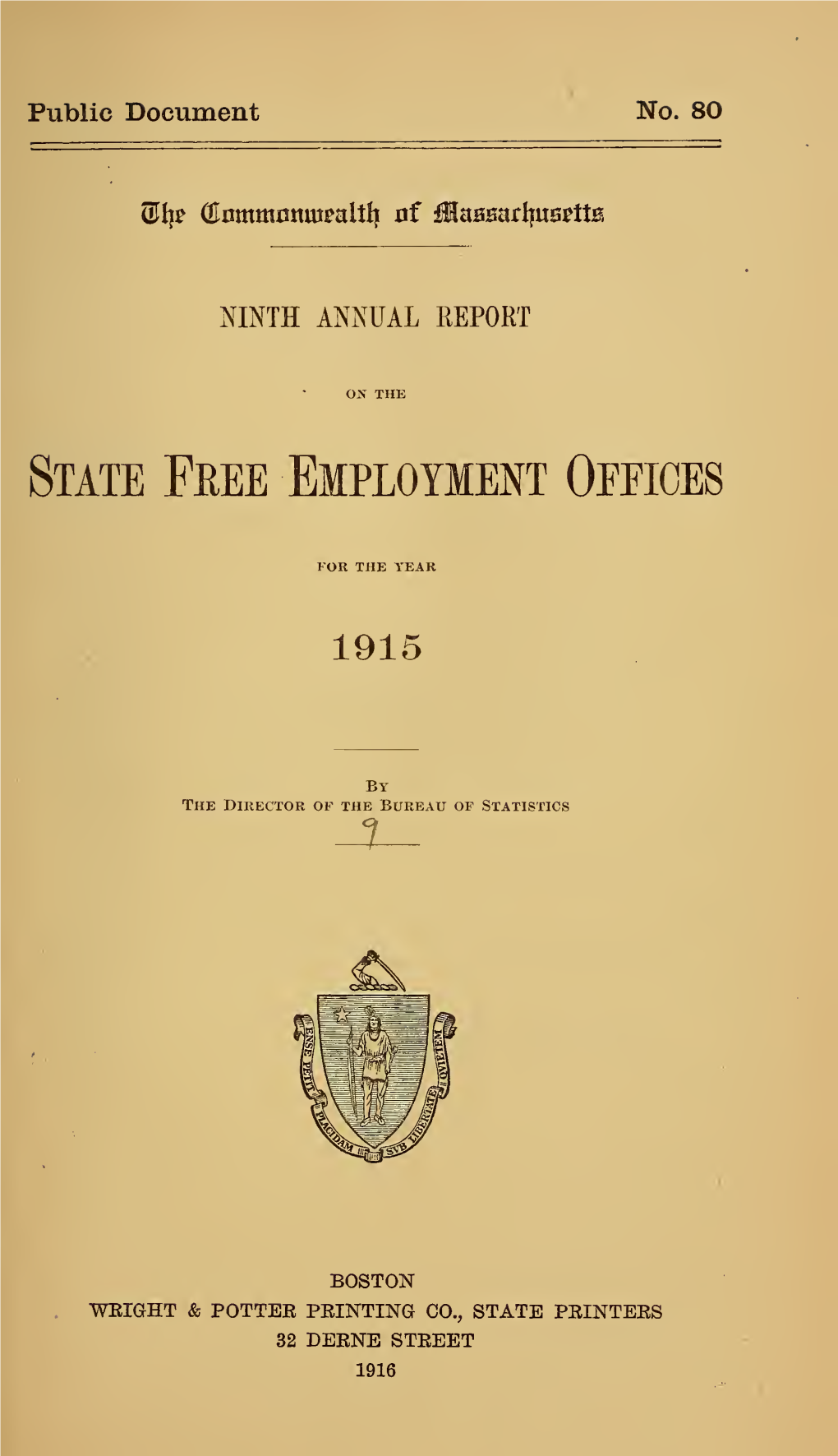 Annual Report on the Public Employment Offices