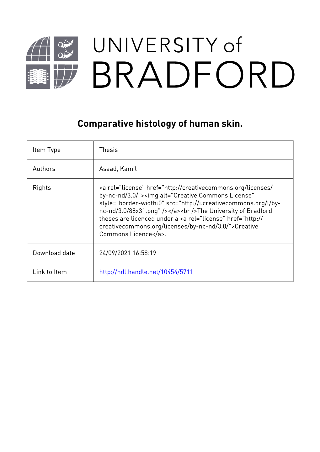 University of Bradford Ethesis