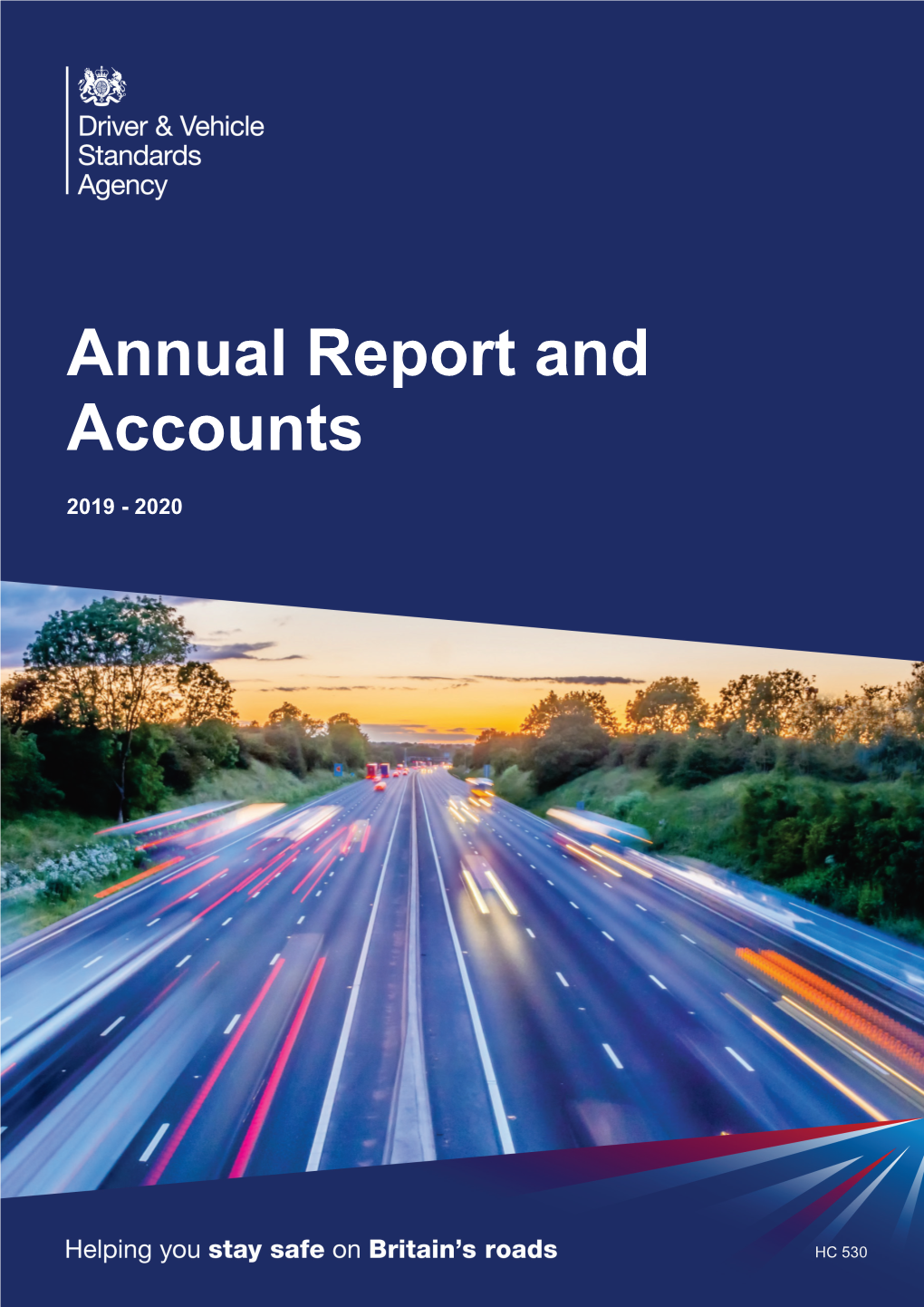 DVSA Annual Report and Accounts, 2019 to 2020