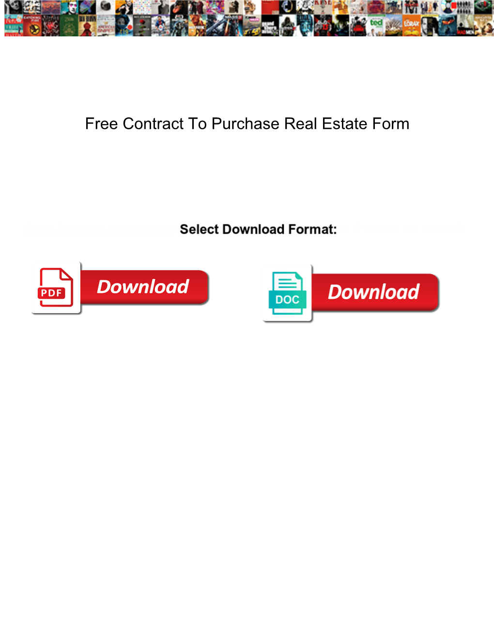 Free-Contract-To-Purchase-Real-Estate-Form.Pdf