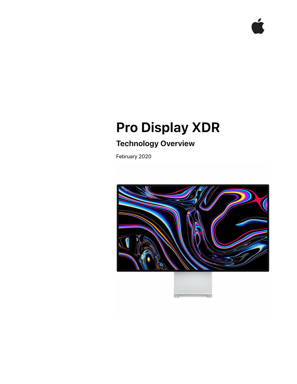 Pro Display XDR Technology Overview February 2020