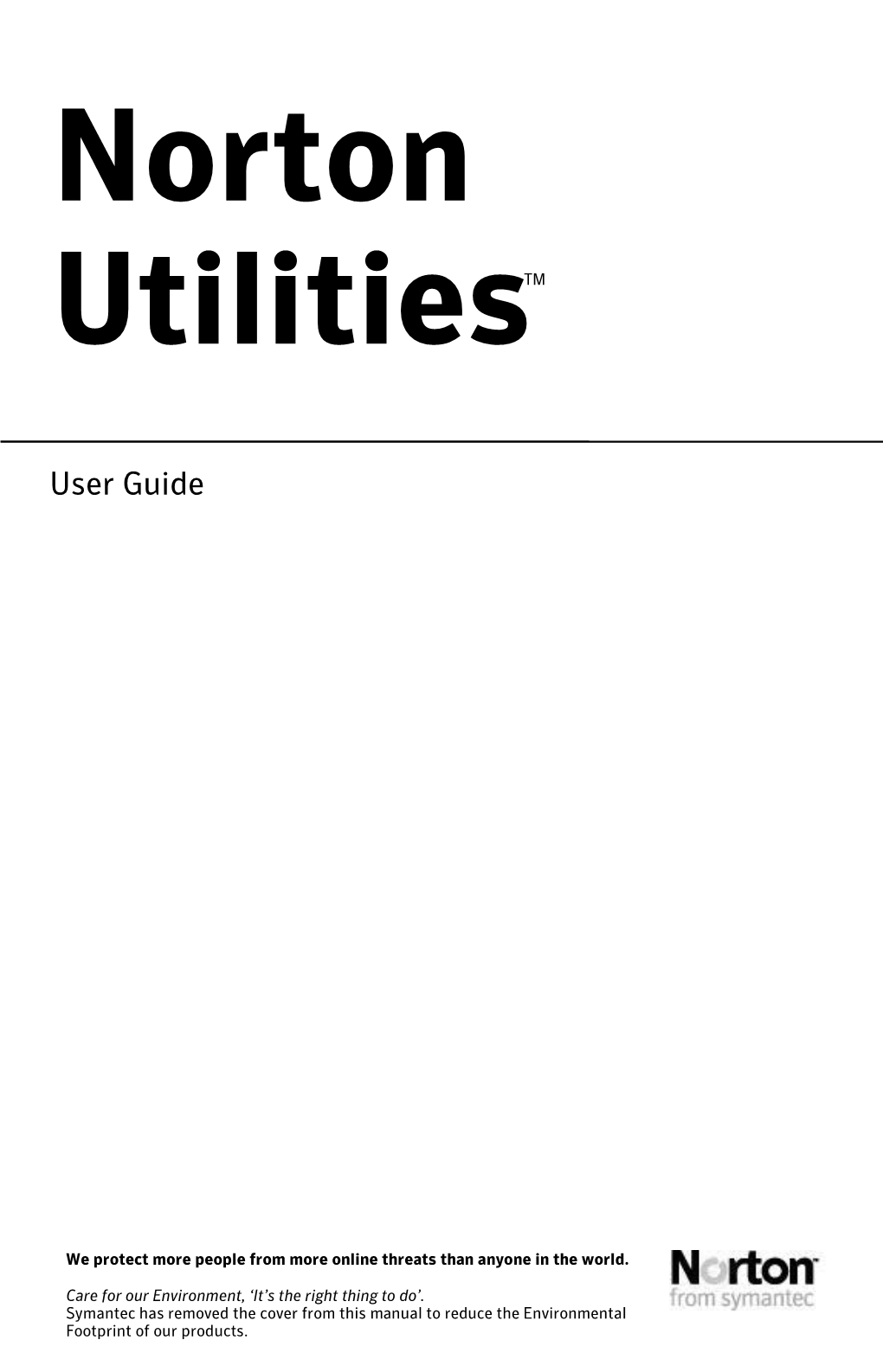 Norton Utilities Proof Utilities of Purchase