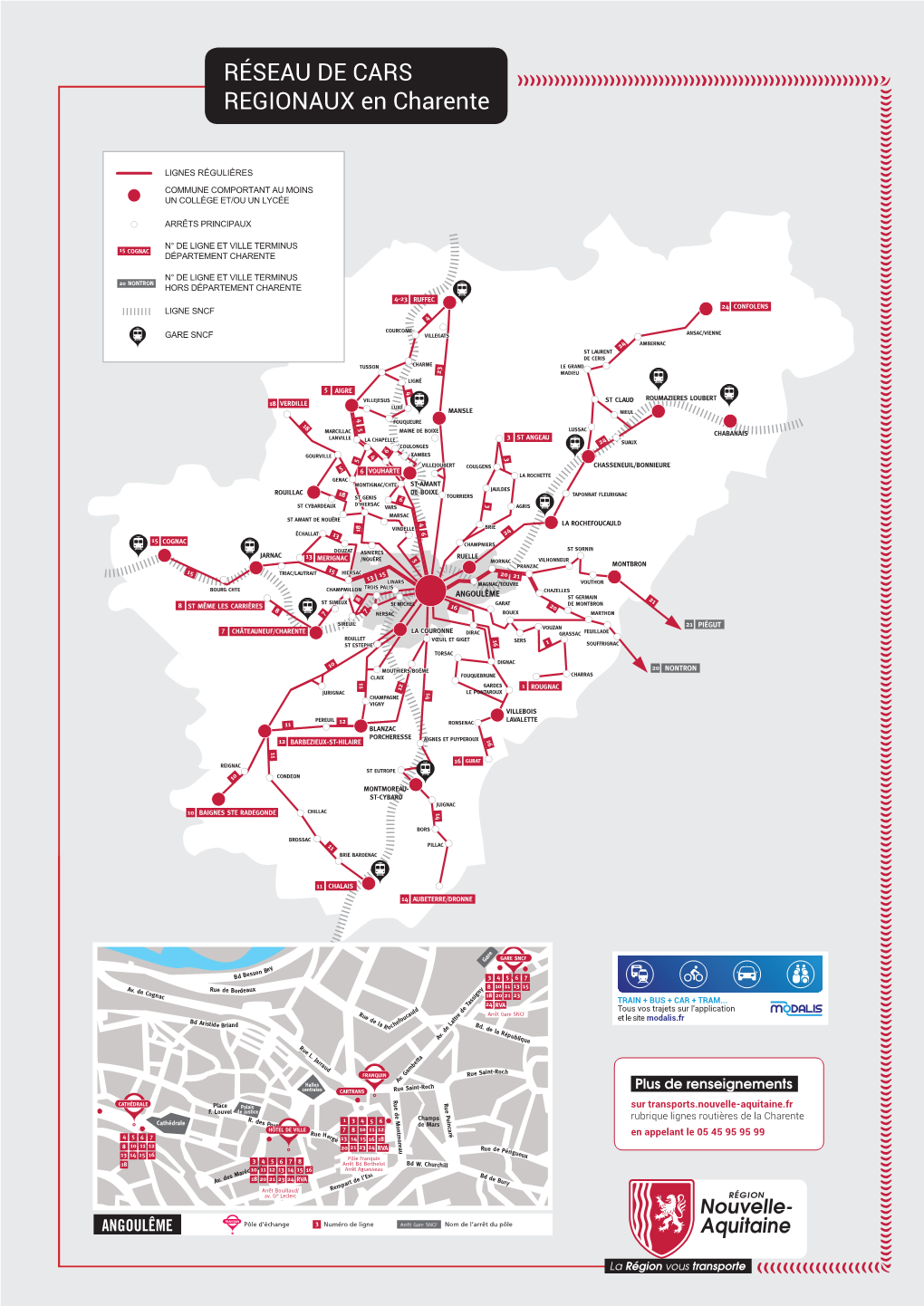 RÉSEAU DE CARS REGIONAUX En Charente