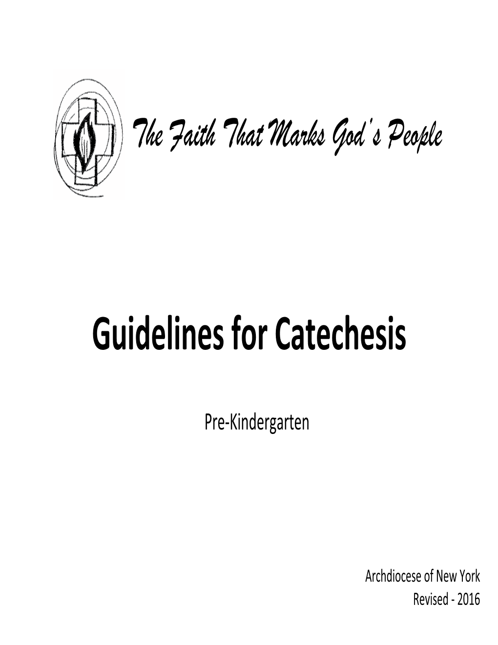 Guidelines for Catechesis